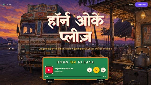 Horn OK Please website screenshot
