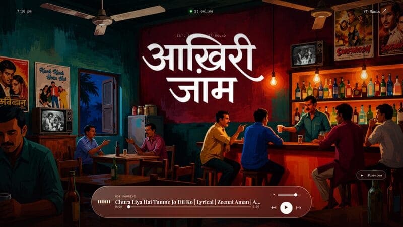 आख़िरी जाम website screenshot