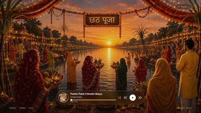 Chhath Radio website screenshot