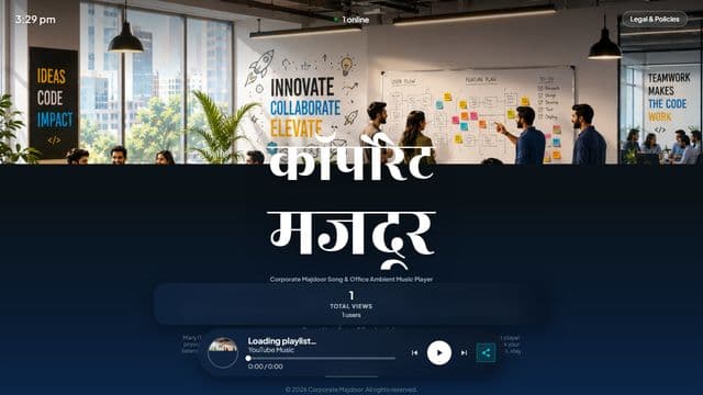 Corporate Majdoor website screenshot