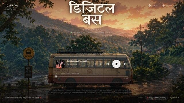 Digital Bus website screenshot