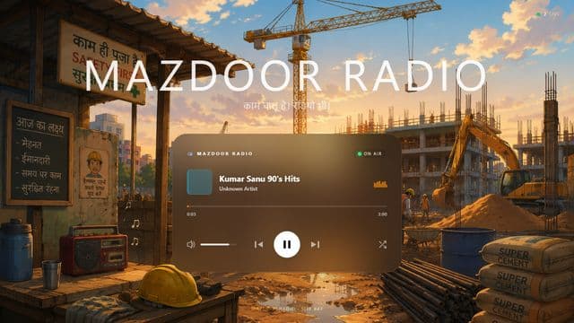 Mazdoor Radio website screenshot
