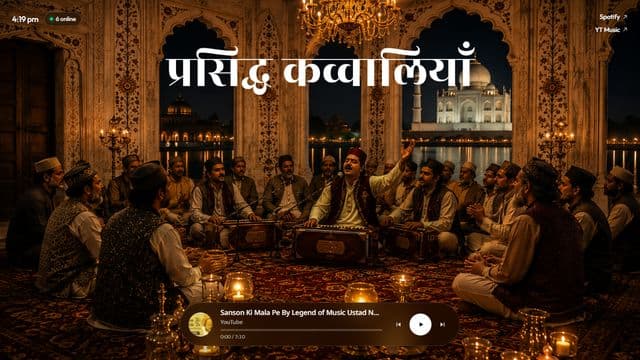 Famous Qawwalis website screenshot